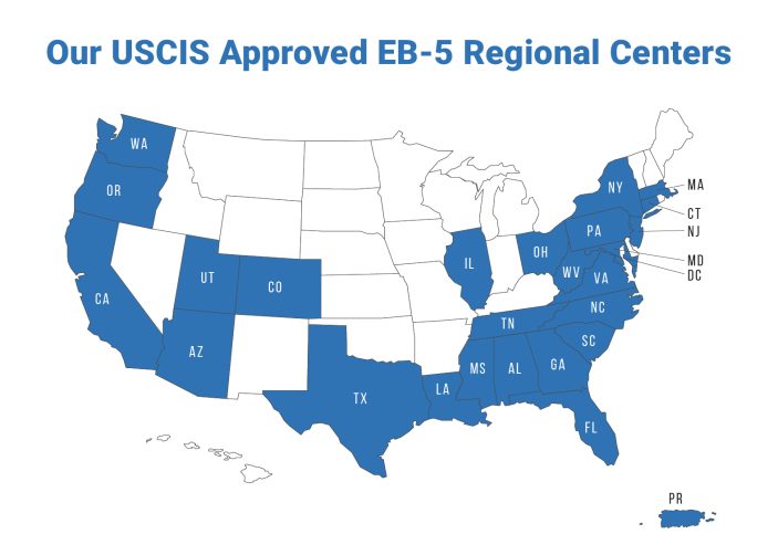 Regional centers our uscis approved eb 5 regional centers
