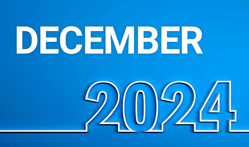 The words December 2024 on a blue background, referring to the USCIS visa bulletin.