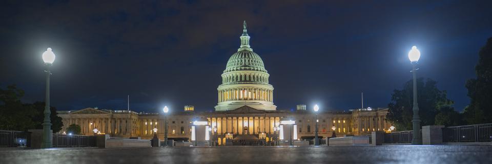 The U.S. Capitol building representing federal oversight of new immigration policies like the Trump Gold Card.
